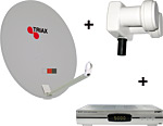 Teilnehmeranlage 78 cm Stahl Spiegel für max. 1 Teilnehmer Teilnehmeranlage 78 cm Stahl Spiegel für max. 1 Teilnehmer