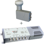 Multischalter DMS 506 A-NT und Quattro LNB Multischalter DMS 506 A-NT und Quattro LNB