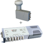 Multischalter DMS 512 A-NT und Quattro LNB Multischalter DMS 512 A-NT und Quattro LNB
