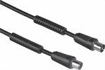 TV-Anschlußkabel 100 Hz schwarz 2,0m Länge TV-Anschlußkabel 100 Hz schwarz 2,0m Länge