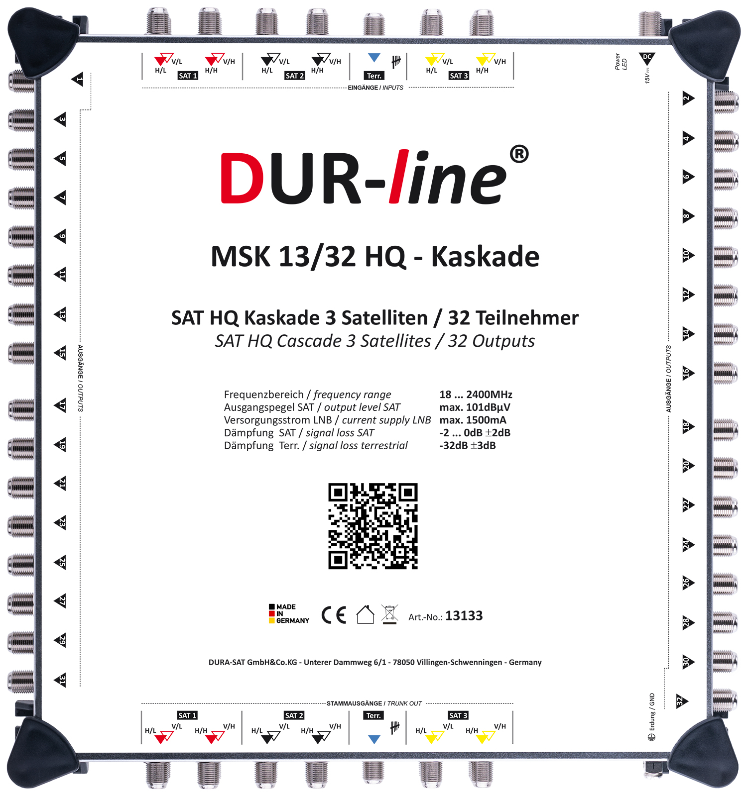 DUR-line MSK 13/32 HQ - Kaskade – Produktansicht 2 DUR-line MSK 13/32 HQ - Kaskade – Produktansicht 2