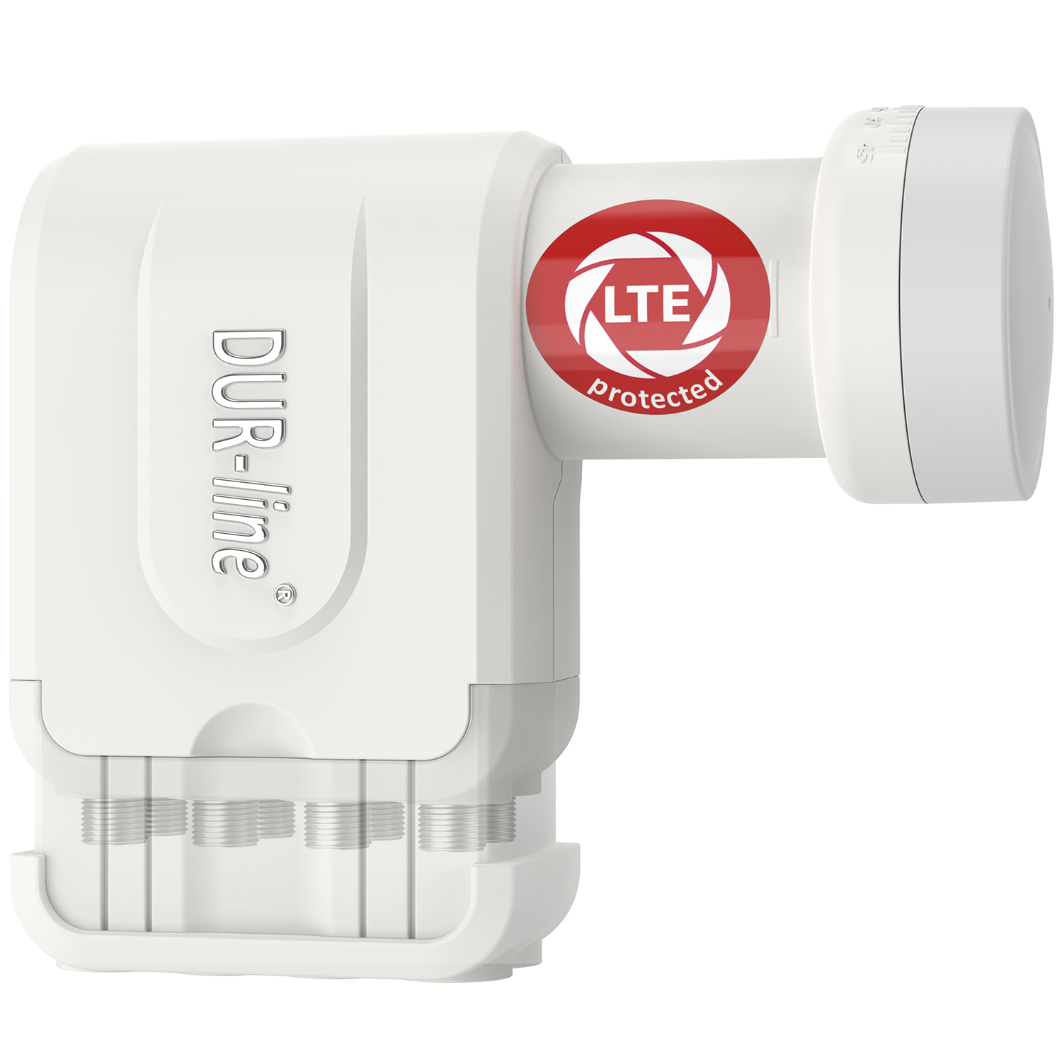 DUR-line +Ultra Octo white LNB – ausziehbarer Wetterschutz im Verlauf DUR-line +Ultra Octo white LNB – ausziehbarer Wetterschutz im Verlauf