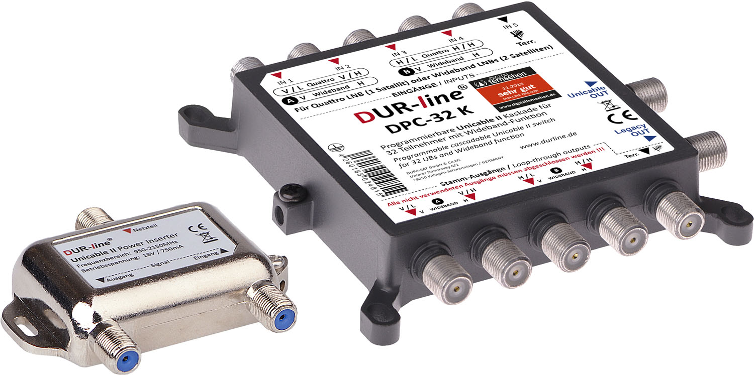 DUR-line DPC-32 K - Einkabellösung – Produktansicht 2
