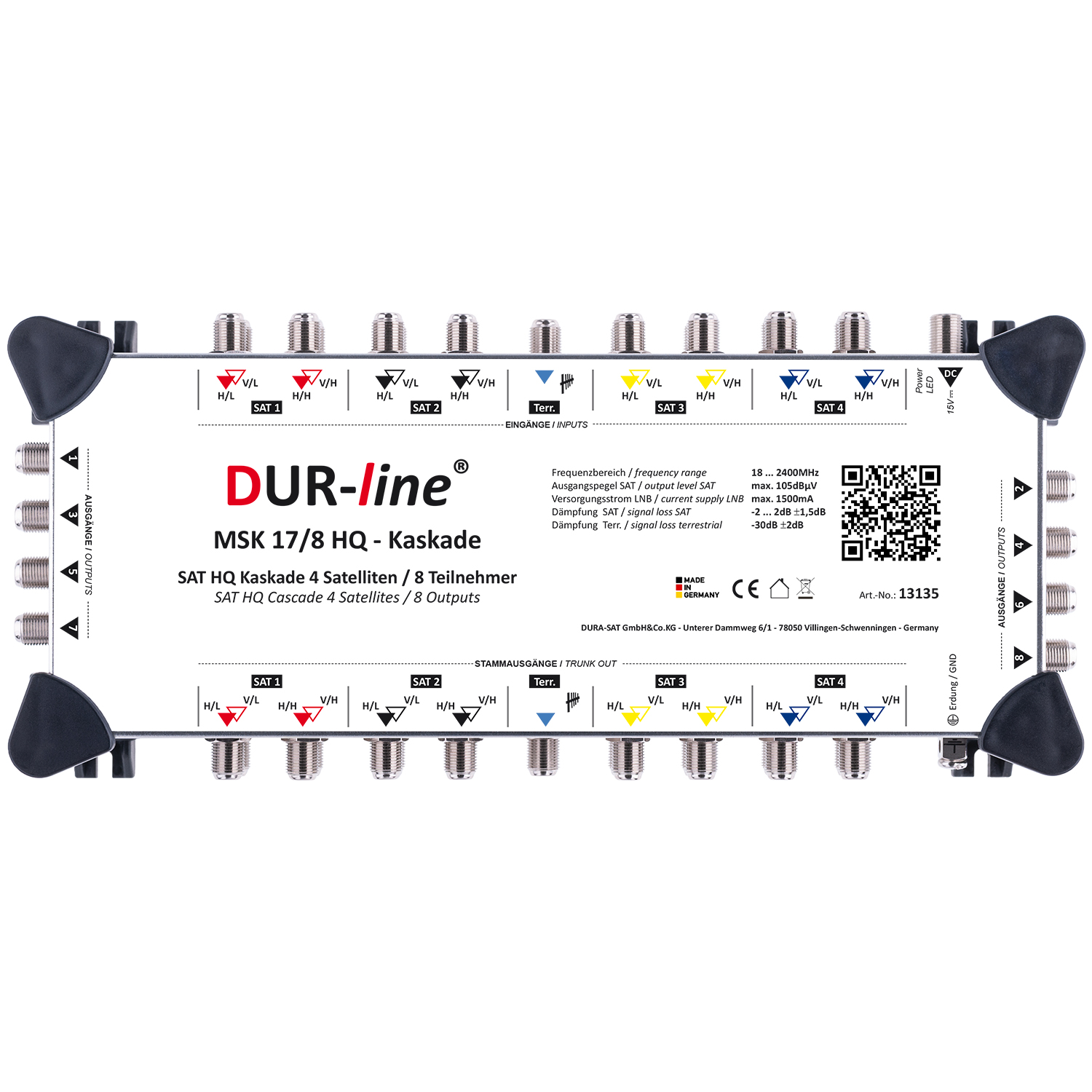 DUR-line MSK 17/8 HQ - Kaskade – Produktansicht 2 DUR-line MSK 17/8 HQ - Kaskade – Produktansicht 2