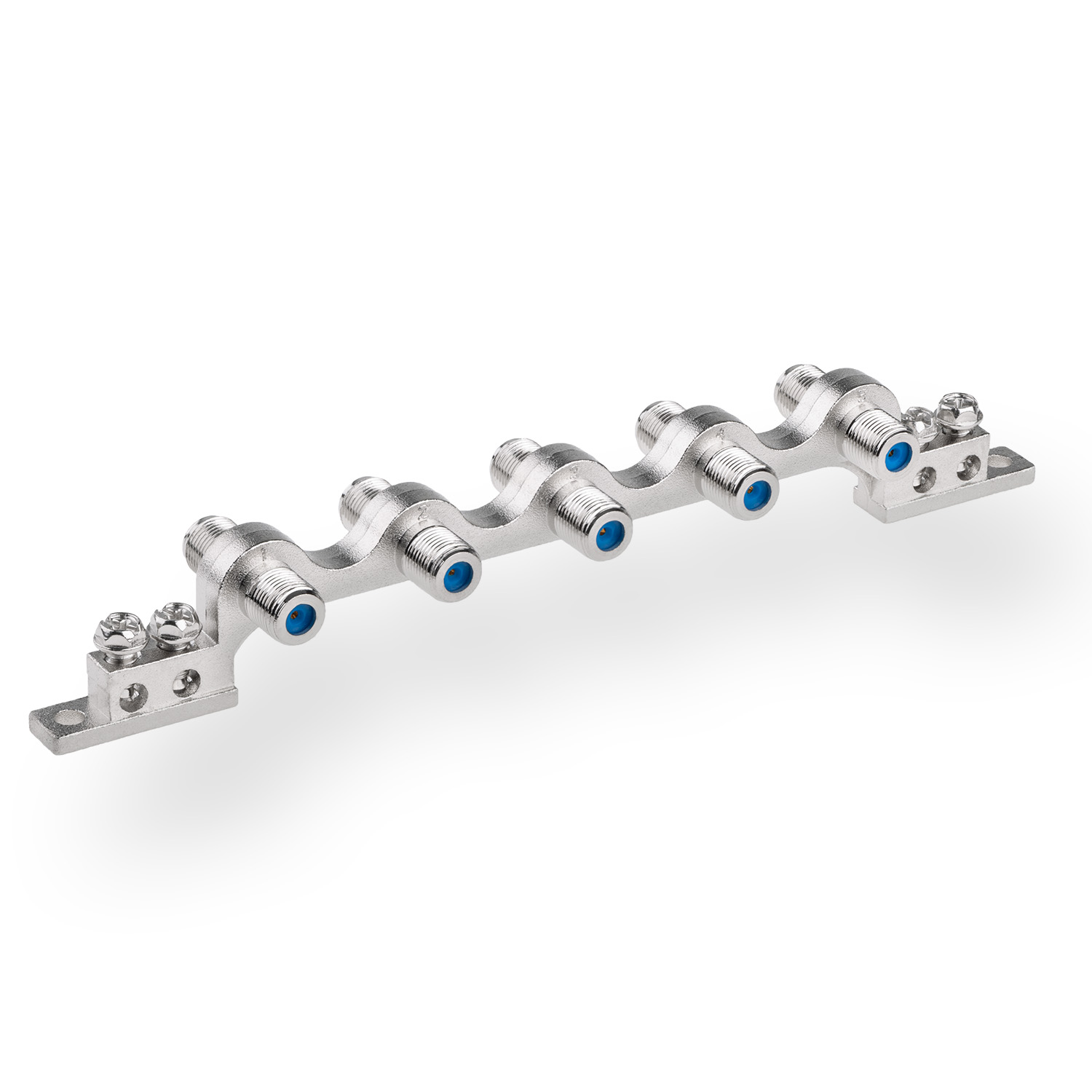 DUR-line DEB 5 Guss Erdungsblock – Produktansicht mit Schlagschatten