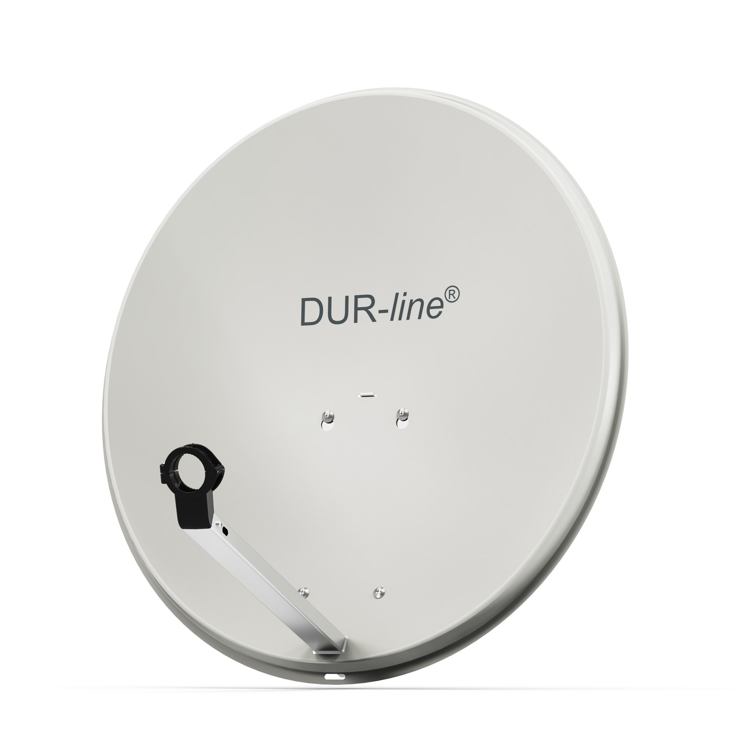 DUR-line MDA 60 Hellgrau Alu Sat-Reflektor – Produktansicht