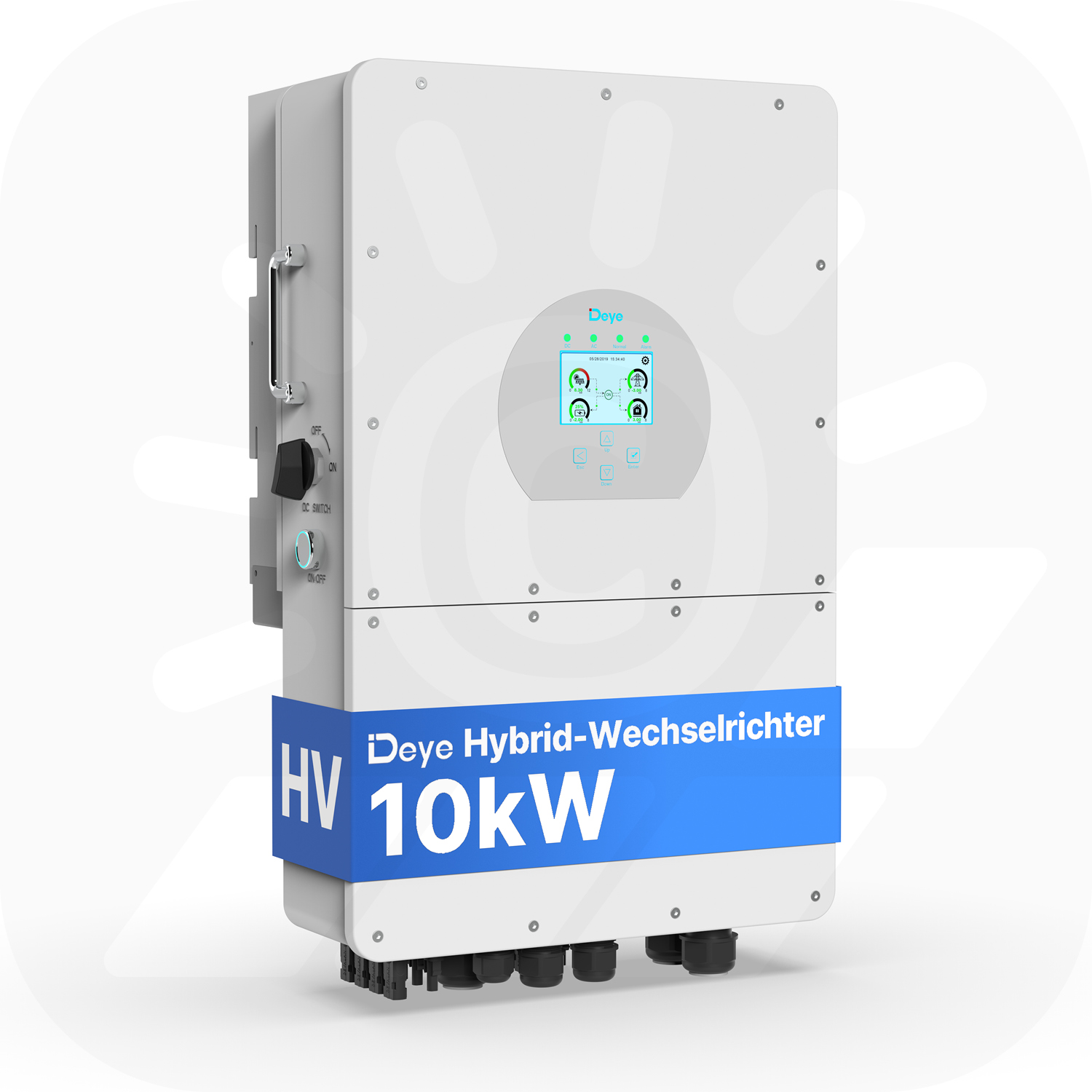 B-Ware - Alte Variante: Deye SUN-10K-SG01HP3-EU-AM2 - Dreiphasig - 2/1+1 MPPT - Hybrid-Wechselrichter - Hochspannungsserie B-Ware - Alte Variante: Deye SUN-10K-SG01HP3-EU-AM2 - Dreiphasig - 2/1+1 MPPT - Hybrid-Wechselrichter - Hochspannungsserie