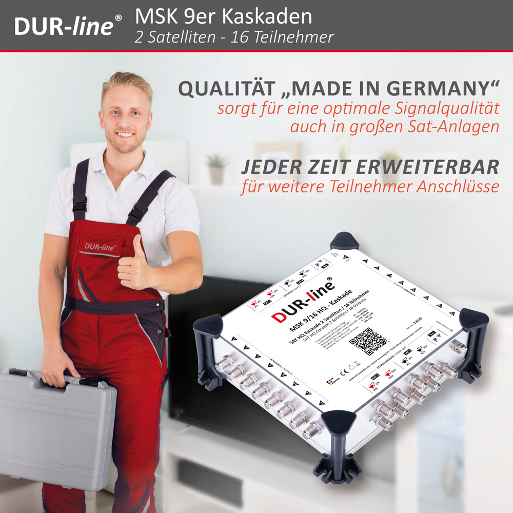 DUR-line MSK 9/16 HQ - Kaskade – im Einsatz DUR-line MSK 9/16 HQ - Kaskade – im Einsatz