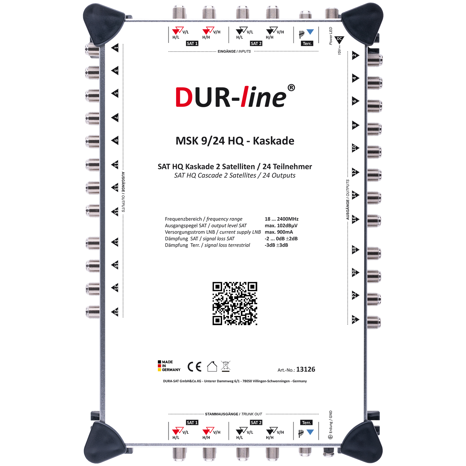 DUR-line MSK 9/24 HQ - Kaskade – Produktansicht 2 DUR-line MSK 9/24 HQ - Kaskade – Produktansicht 2