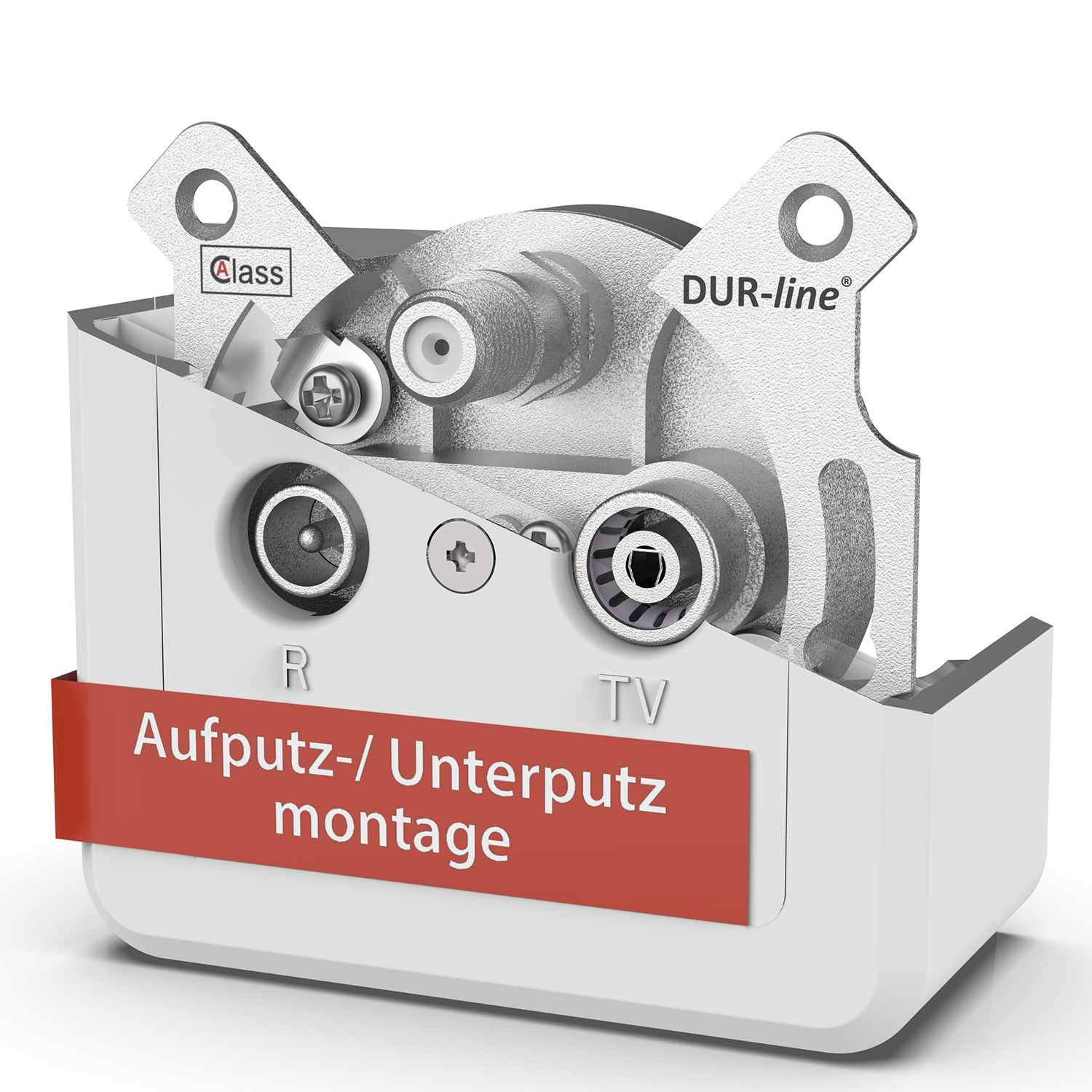 DUR-line DSA 63001 - Sat-Durchgangsdose – Produktansicht