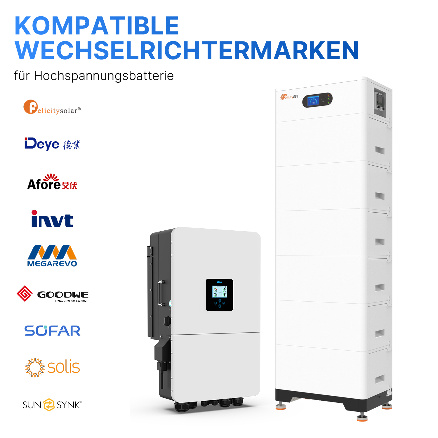Felicity LUX-X-96050HG01 Hochvoltspeicher – 5,12kWh LiFePO4 Batterie