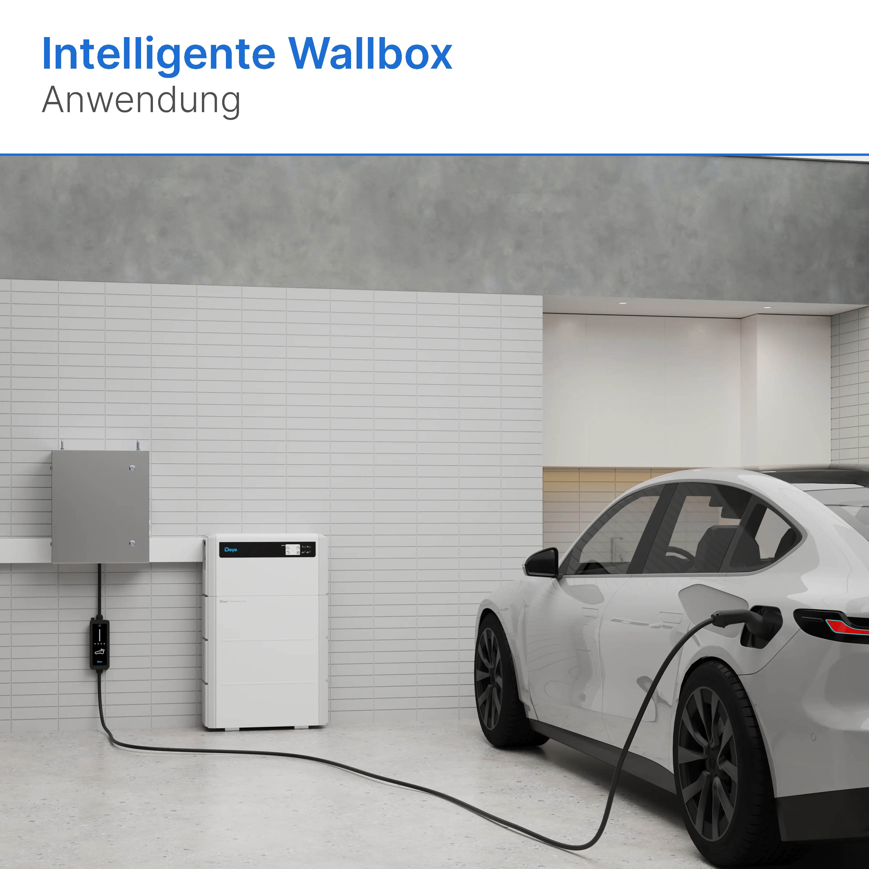 Deye 11 kW Smart EV Charger | SUN-EVSE11K01-EU-AC 