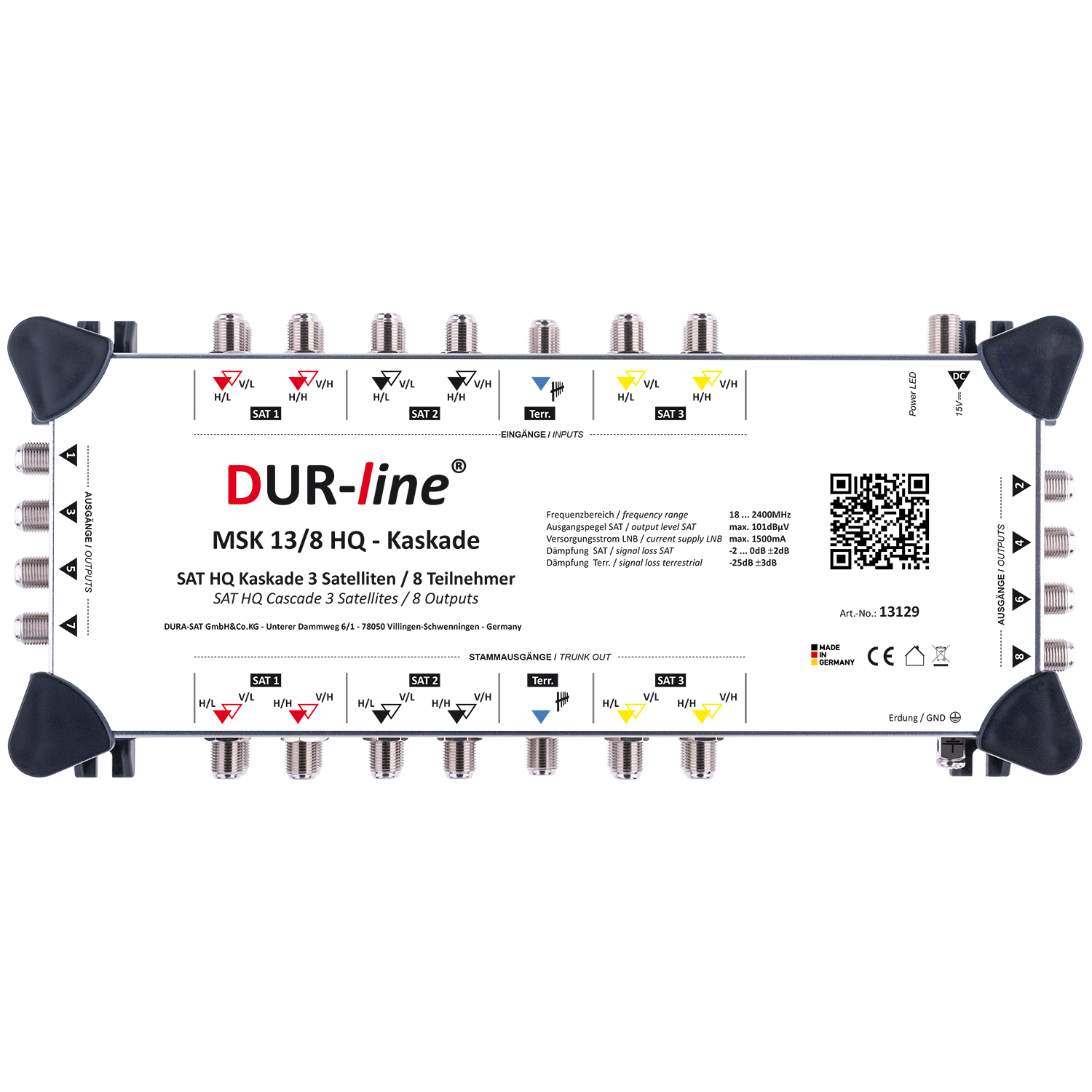 DUR-line MSK 13/8 HQ - Kaskade – Produktansicht 2 DUR-line MSK 13/8 HQ - Kaskade – Produktansicht 2