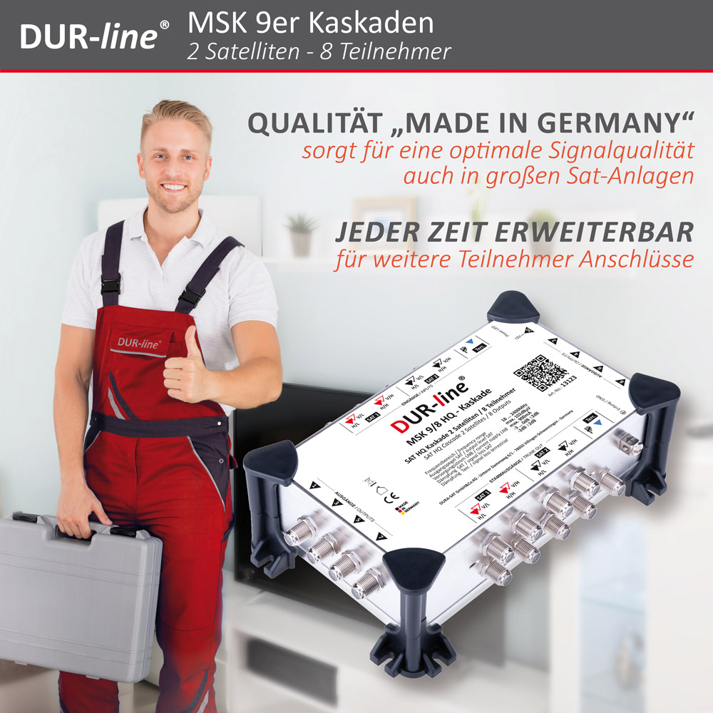 DUR-line MSK 9/8 HQ - Kaskade – im Einsatz DUR-line MSK 9/8 HQ - Kaskade – im Einsatz