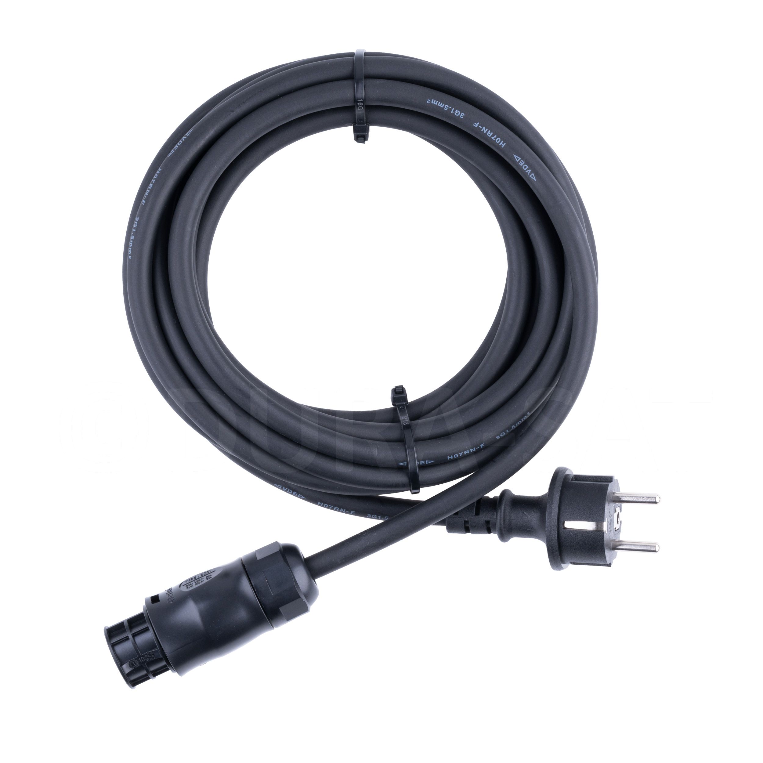 Anschlusskabel - Betteri auf Schutzkontakt 5m - Elektro-Kabel Anschlusskabel - Betteri auf Schutzkontakt 5m - Elektro-Kabel