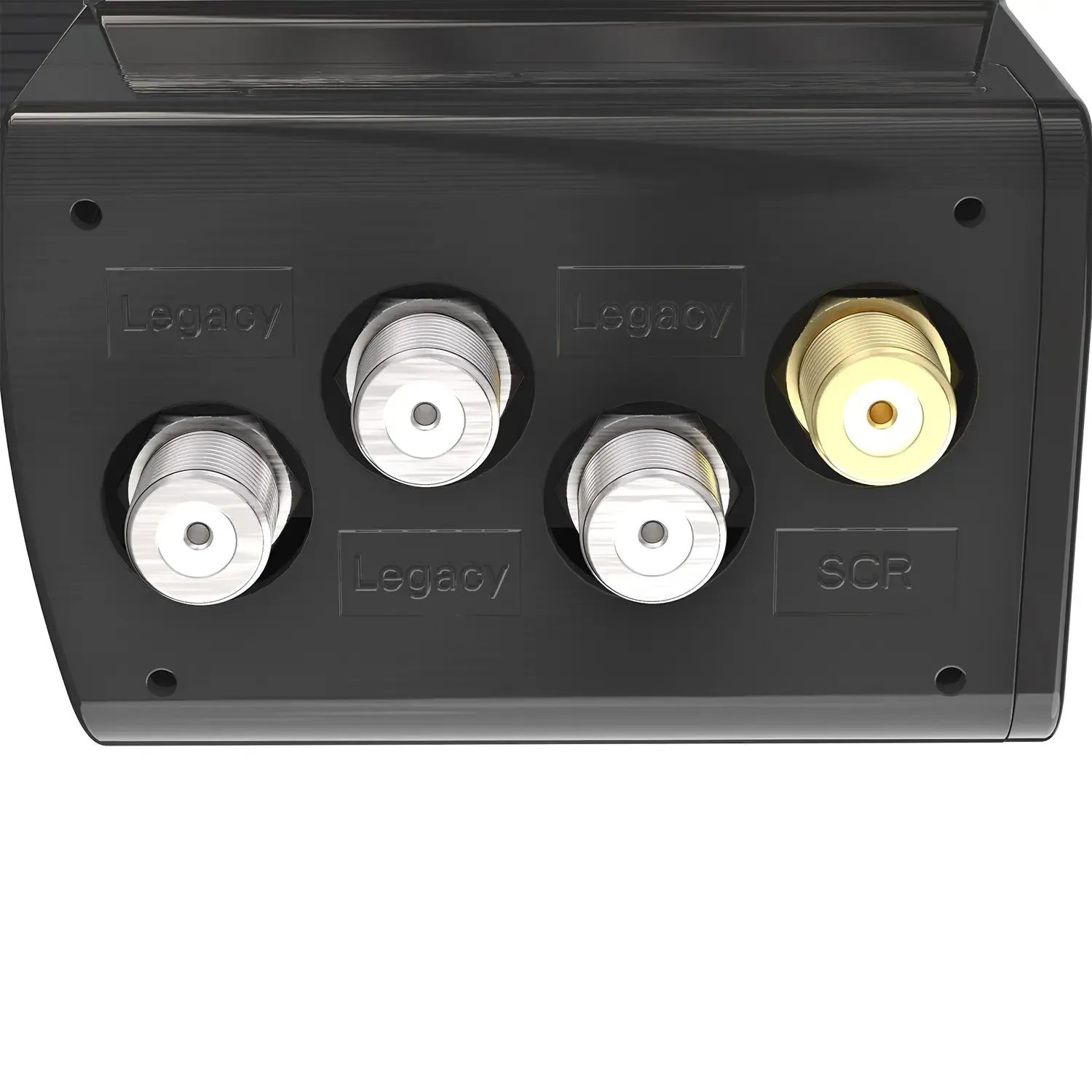 DUR-line UK 104 Unicable LNB – Anschlüsse in Nahaufnahme