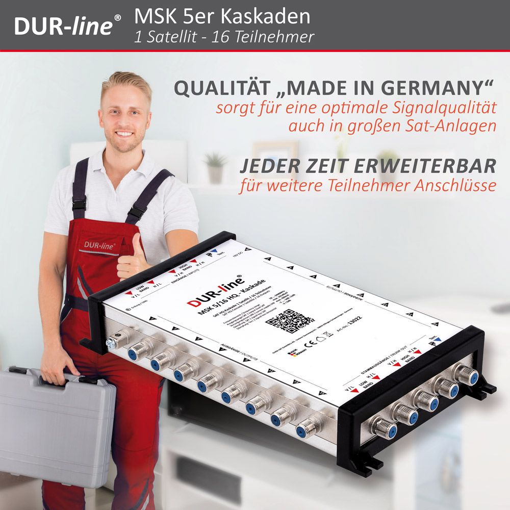 DUR-line MSK 5/16 HQ - Kaskade – im Einsatz DUR-line MSK 5/16 HQ - Kaskade – im Einsatz