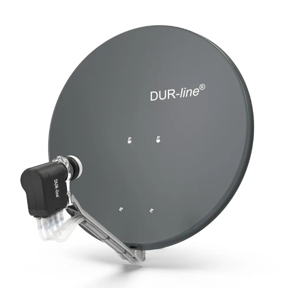 DUR-line Select 75/80 Anthrazit - Sat-Komplettanlage mit Octo LNB DUR-line Select 75/80 Anthrazit - Sat-Komplettanlage mit Octo LNB