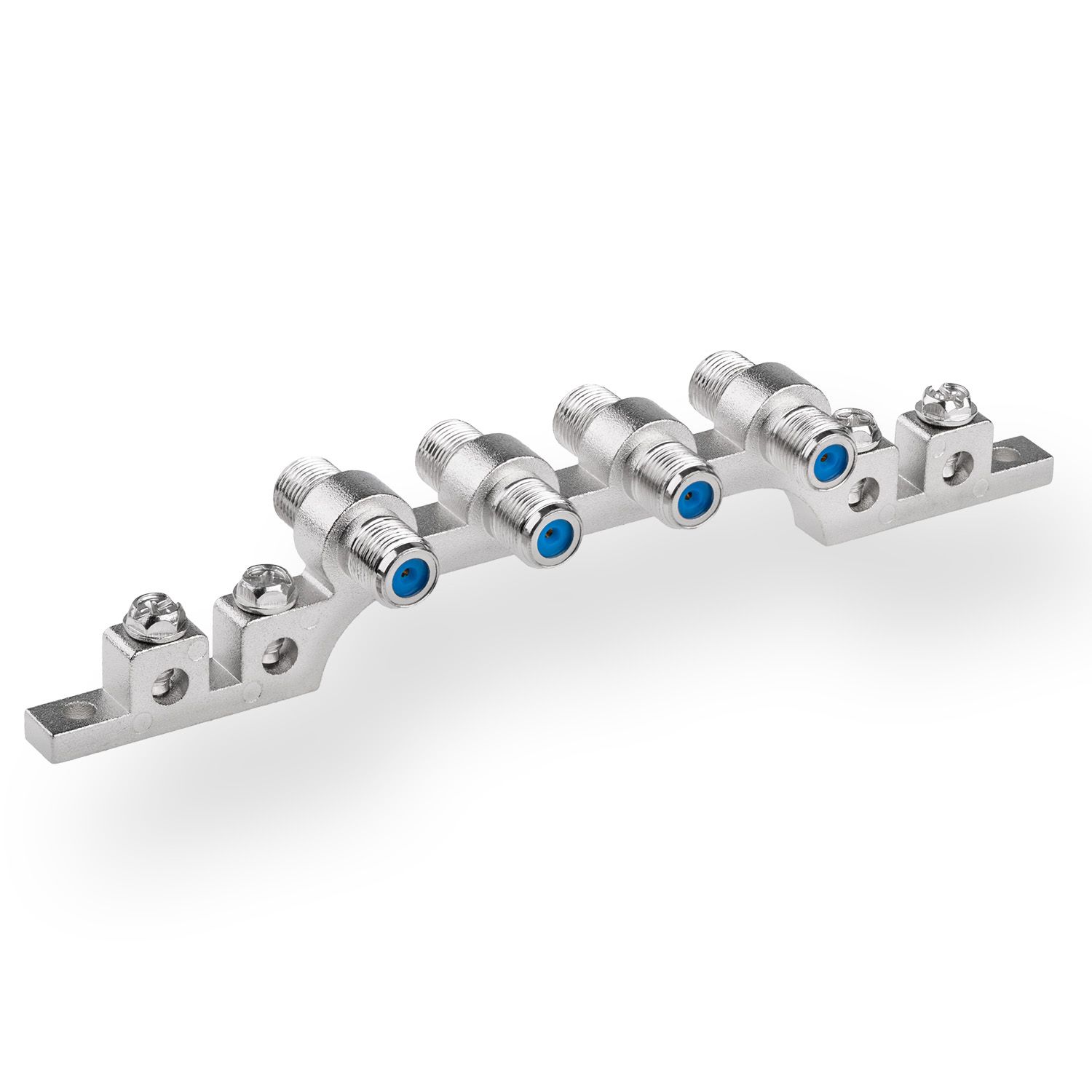 DUR-line DEB 4 Guss Erdungsblock – Produktansicht mit Schlagschatten