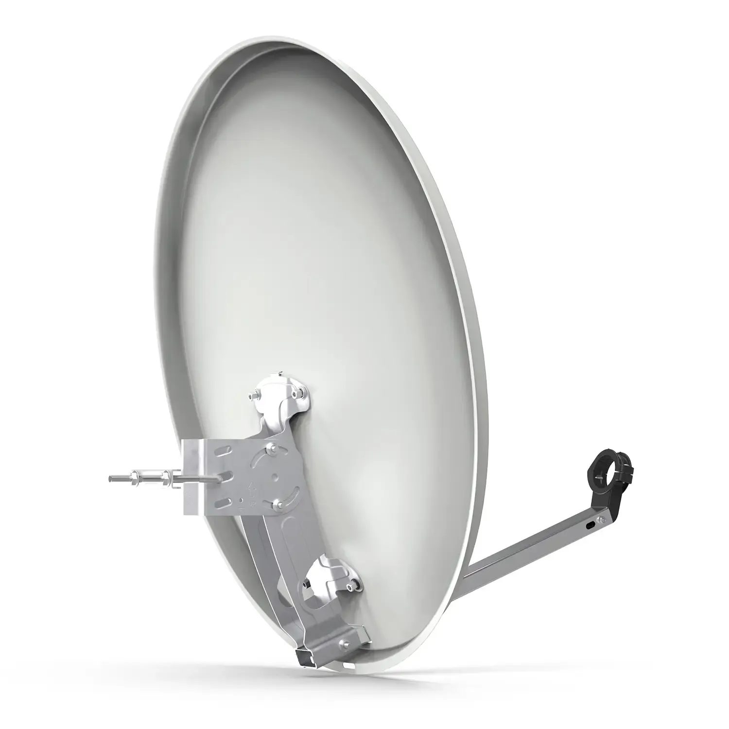 DUR-line MDA 60 Hellgrau Alu Sat-Reflektor – Rückansicht