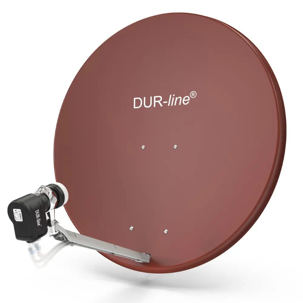 DUR-line Select 85/90 Rot - Sat-Komplettanlage mit Quad LNB DUR-line Select 85/90 Rot - Sat-Komplettanlage mit Quad LNB