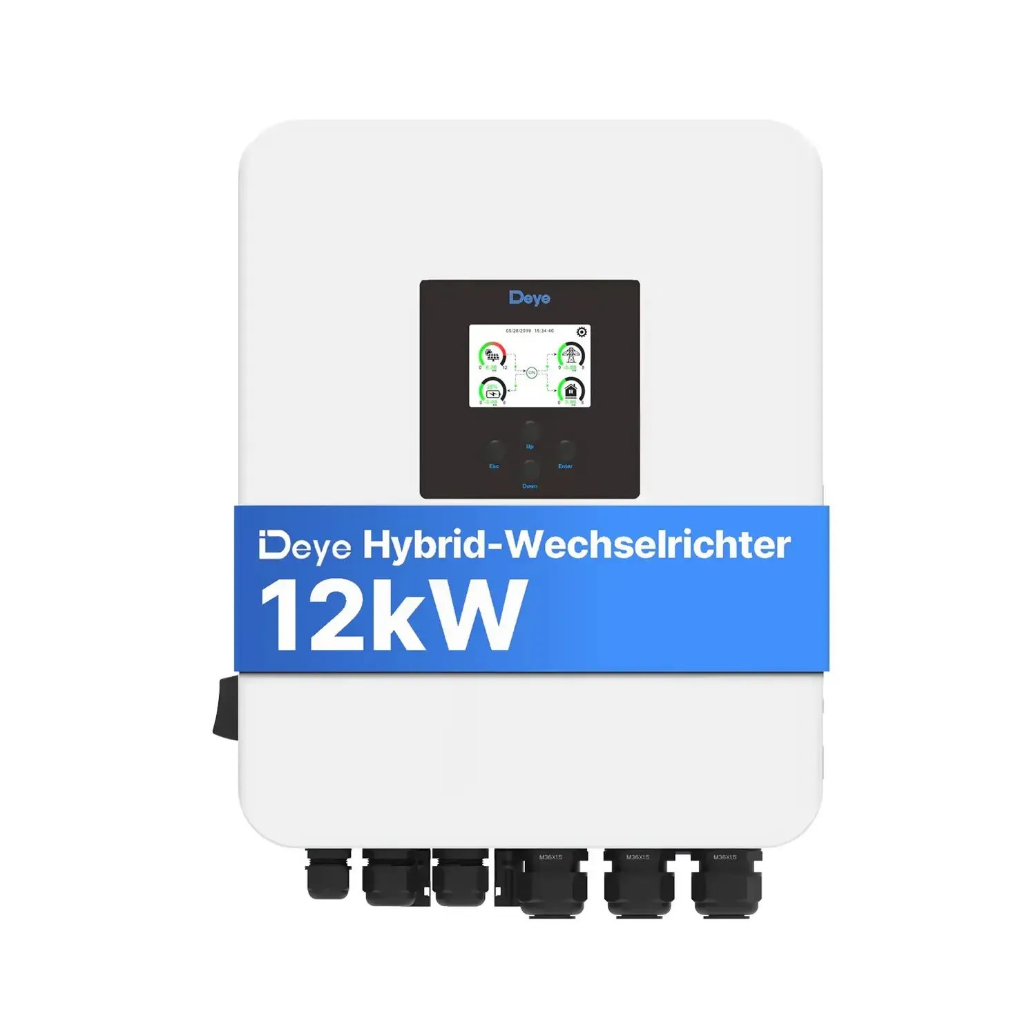 Deye 12kW - Hybrid-Wechselrichter - SUN-SG01HP3-EU-DM2 - Dreiphasig - 2/1+1MPPT - Hochspannungsserie Deye 12kW - Hybrid-Wechselrichter - SUN-SG01HP3-EU-DM2 - Dreiphasig - 2/1+1MPPT - Hochspannungsserie