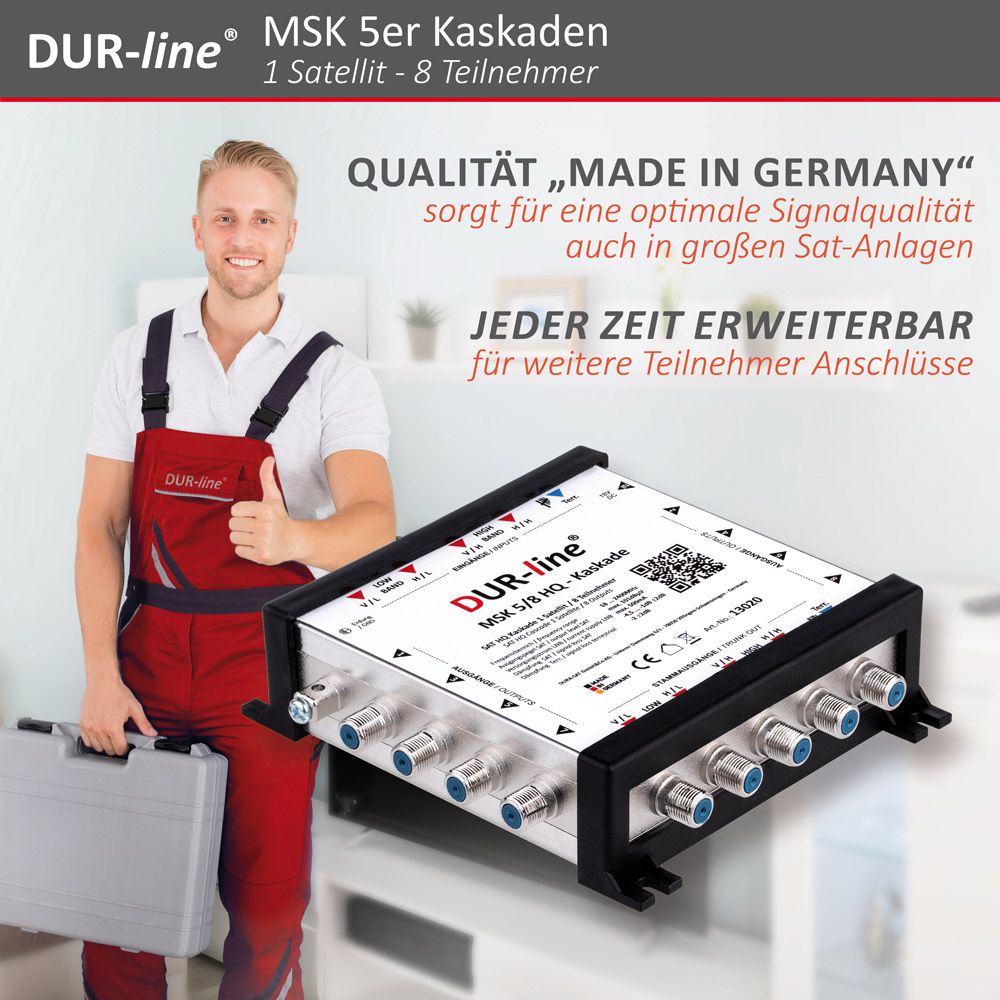 DUR-line MSK 5/8 HQ - Kaskade – im Einsatz DUR-line MSK 5/8 HQ - Kaskade – im Einsatz