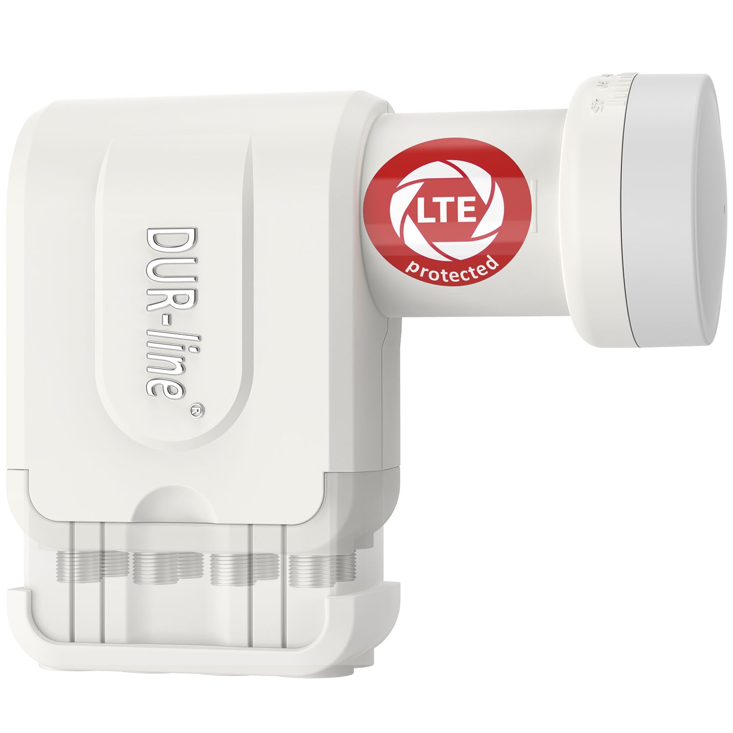 DUR-line +Ultra Octo white LNB – ausziehbarer Wetterschutz im Verlauf