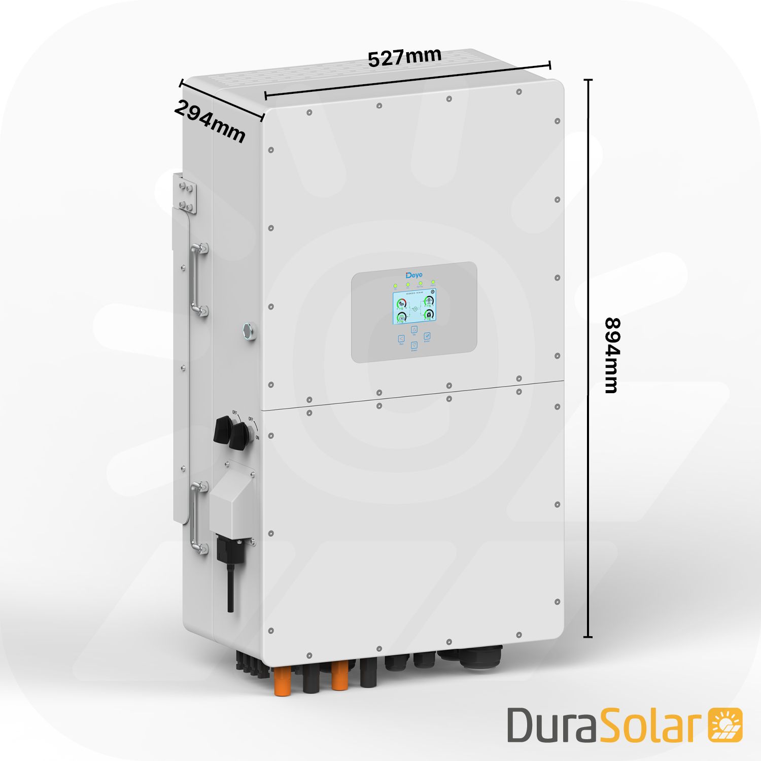Deye SUN-50K-SG01HP3-EU-BM4 - Dreiphasig - 4/2+2+2+2 MPPT - Hybrid-Wechselrichter - Hochspannungsserie