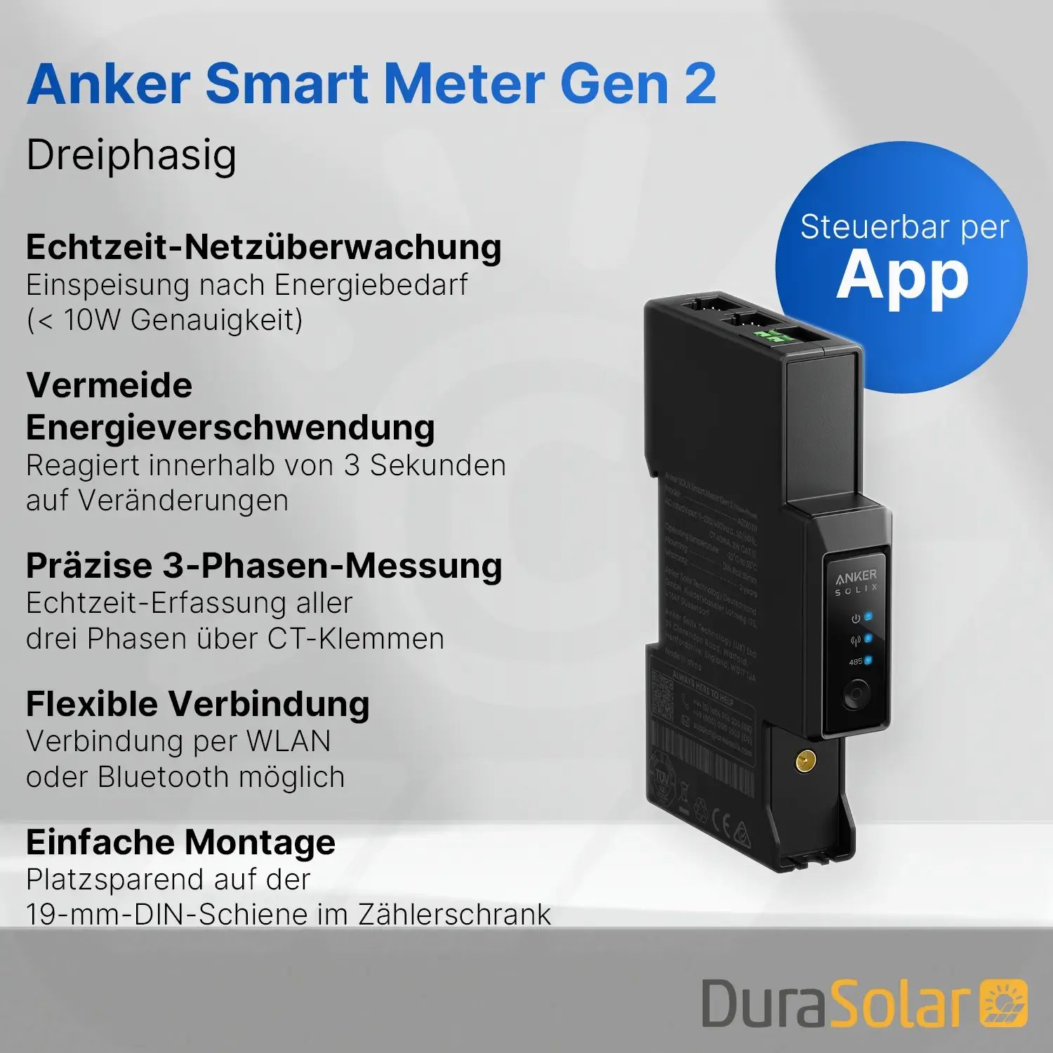 2000Wp Balkonkraftwerk mit Anker SOLIX Solarbank 4 E5000 Pro - XWh - 4x500Wp 