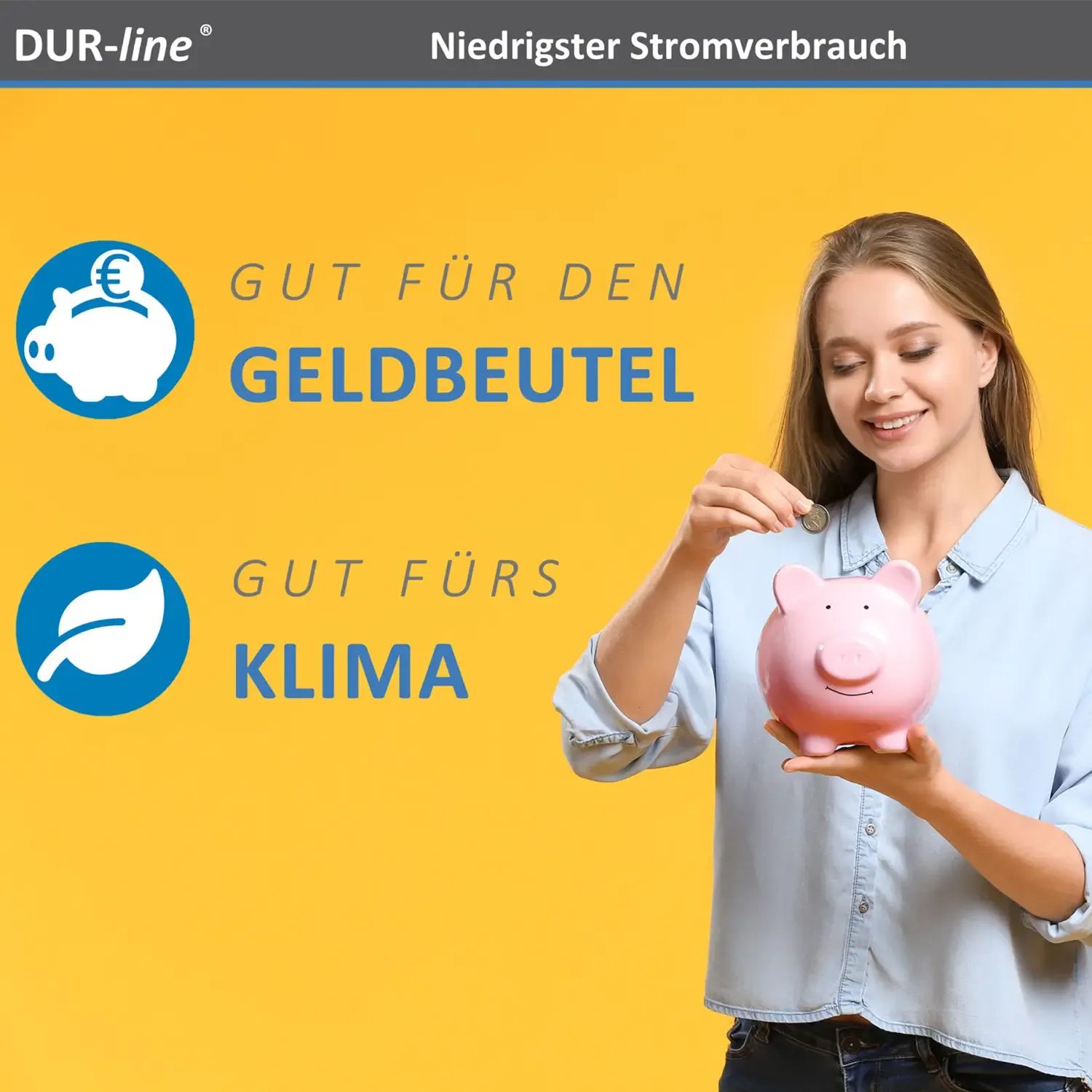 DUR-line Blue ECO Octo LNB – niedriger Stromverbrauch schont Geldbeutel und Klima