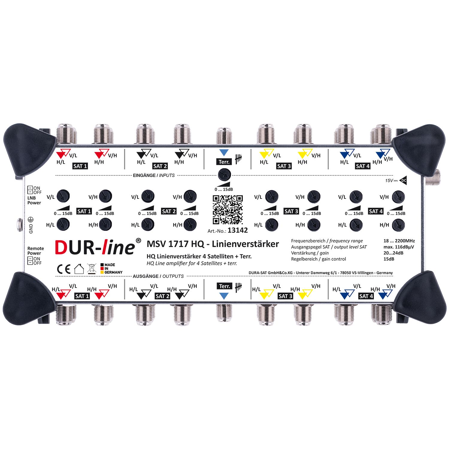 DUR-line MSV 1717 HQ - Linienverstärker – Produktansicht