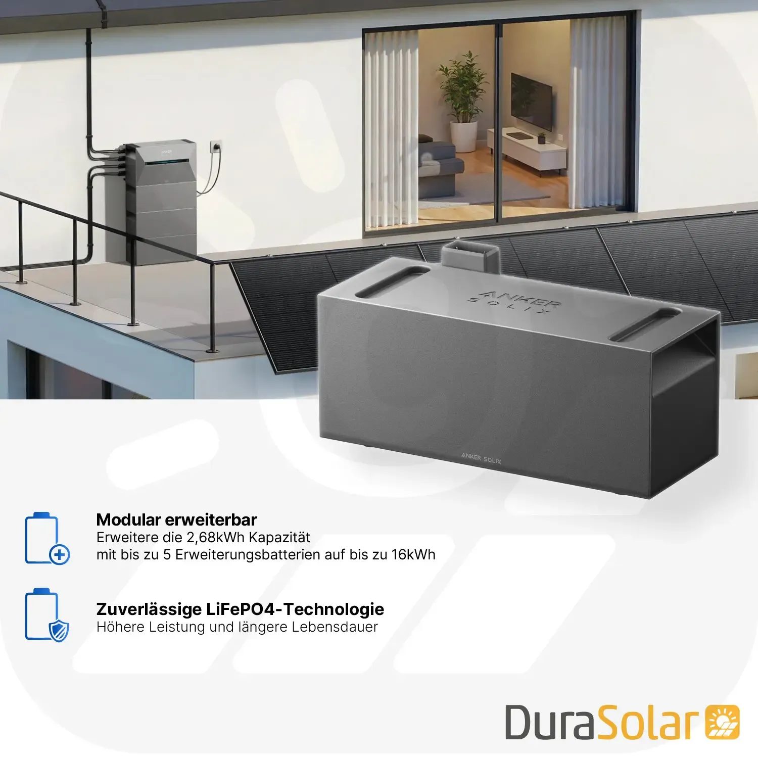 Anker SOLIX Solarbank - BP2700 - Erweiterungsakku - PV-Speicher 