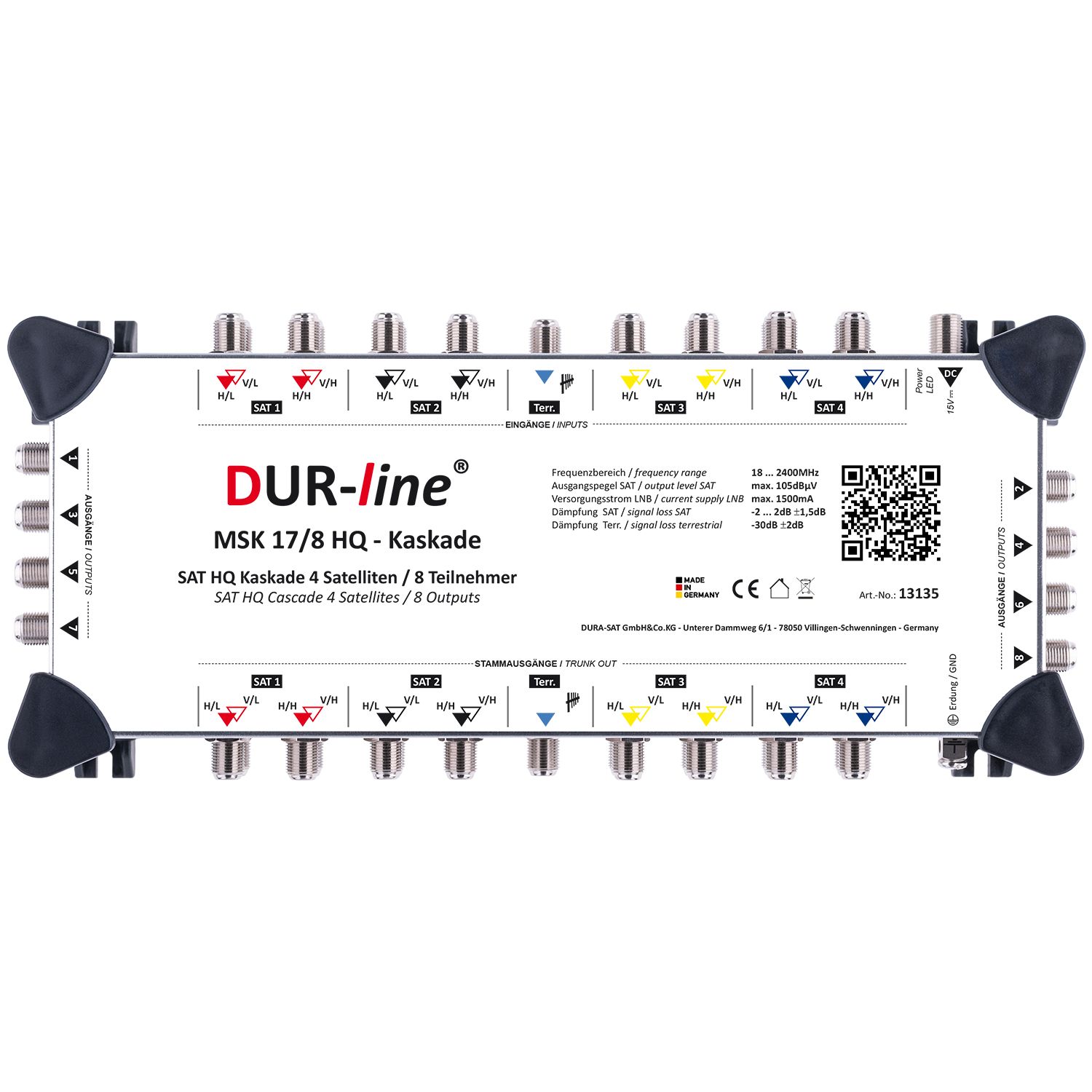 DUR-line MSK 17/8 HQ - Kaskade – Produktansicht 2 DUR-line MSK 17/8 HQ - Kaskade – Produktansicht 2