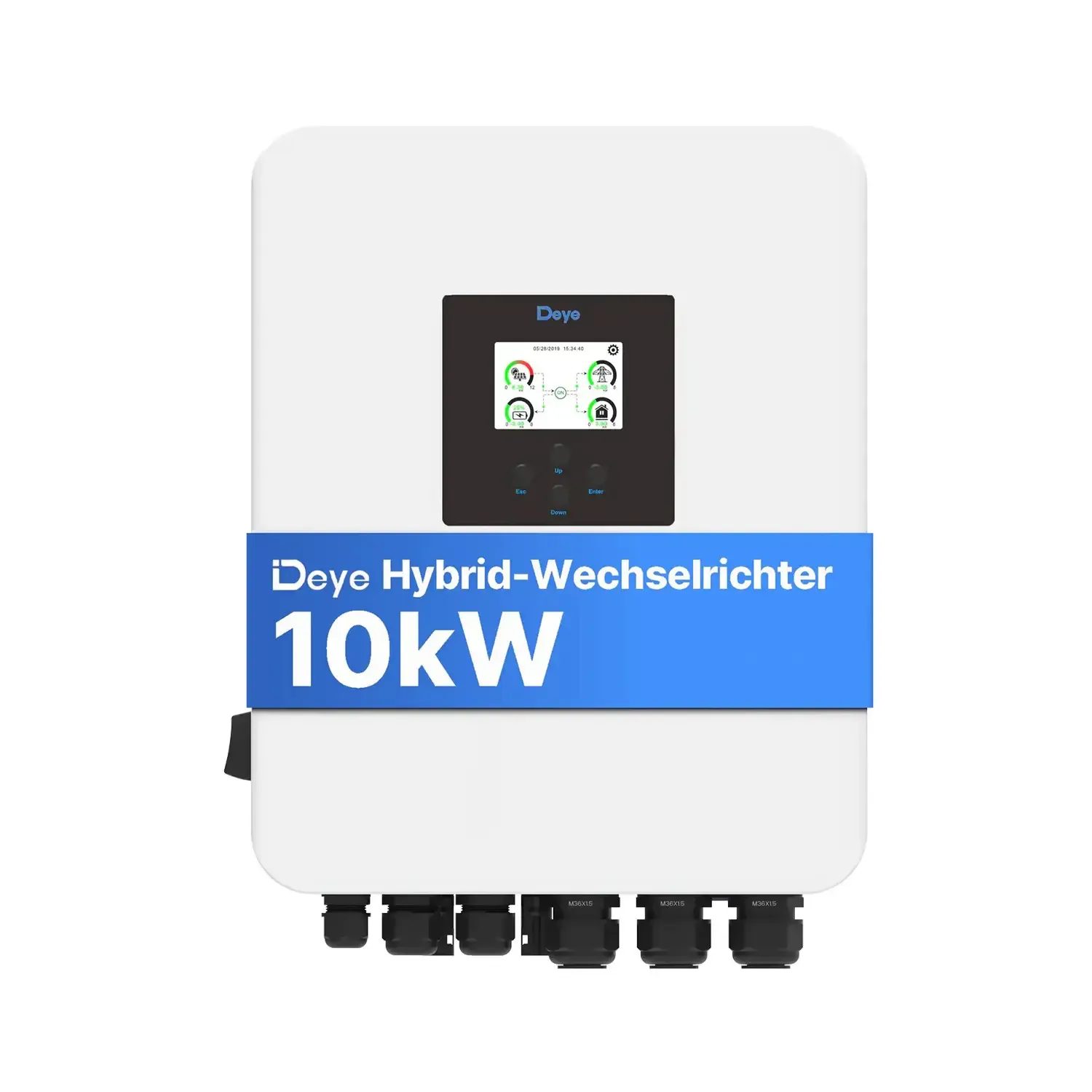 Deye 10kW - Hybrid-Wechselrichter - SUN-SG01HP3-EU-DM2 - Dreiphasig - 2/1+1MPPT - Hochspannungsserie Deye 10kW - Hybrid-Wechselrichter - SUN-SG01HP3-EU-DM2 - Dreiphasig - 2/1+1MPPT - Hochspannungsserie
