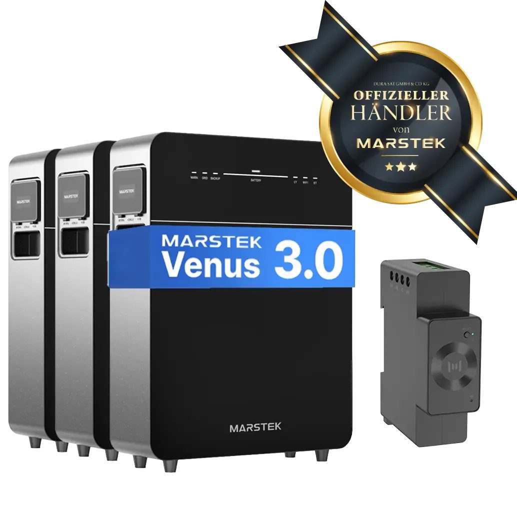 Marstek Venus E 3.0 – 15,36 kWh – mit Marstek CT002 – AC Solarstromspeicher & Plug-in-Batteriesystem für Photovoltaik 