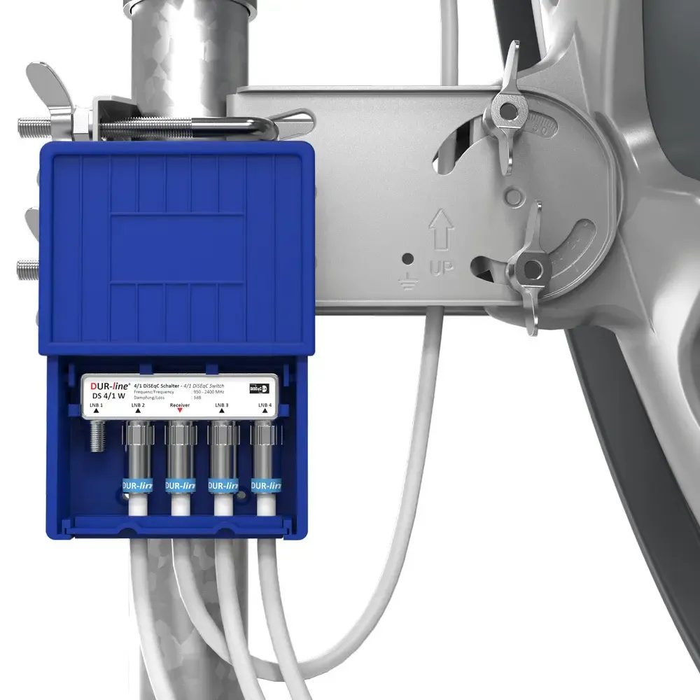 DUR-line DS 4/1 W DiSEqC-Schalter – Anwendungsbeispiel im Detail