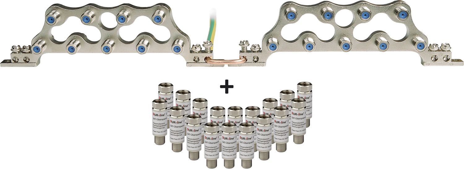 DUR-line DEB 18/18xÜS - Erdungsblock Set