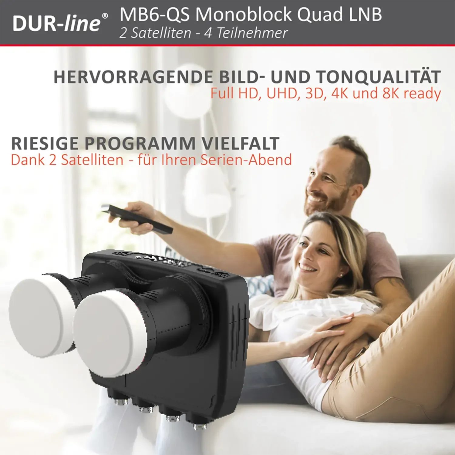 DUR-line Monoblock Quad LNB
