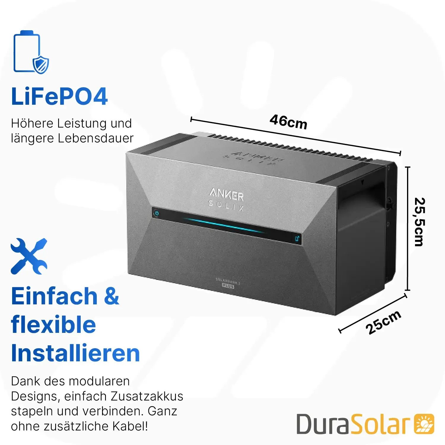 Anker SOLIX Solarbank 2 - E1600 AC - Balkonkraftwerkspeicher