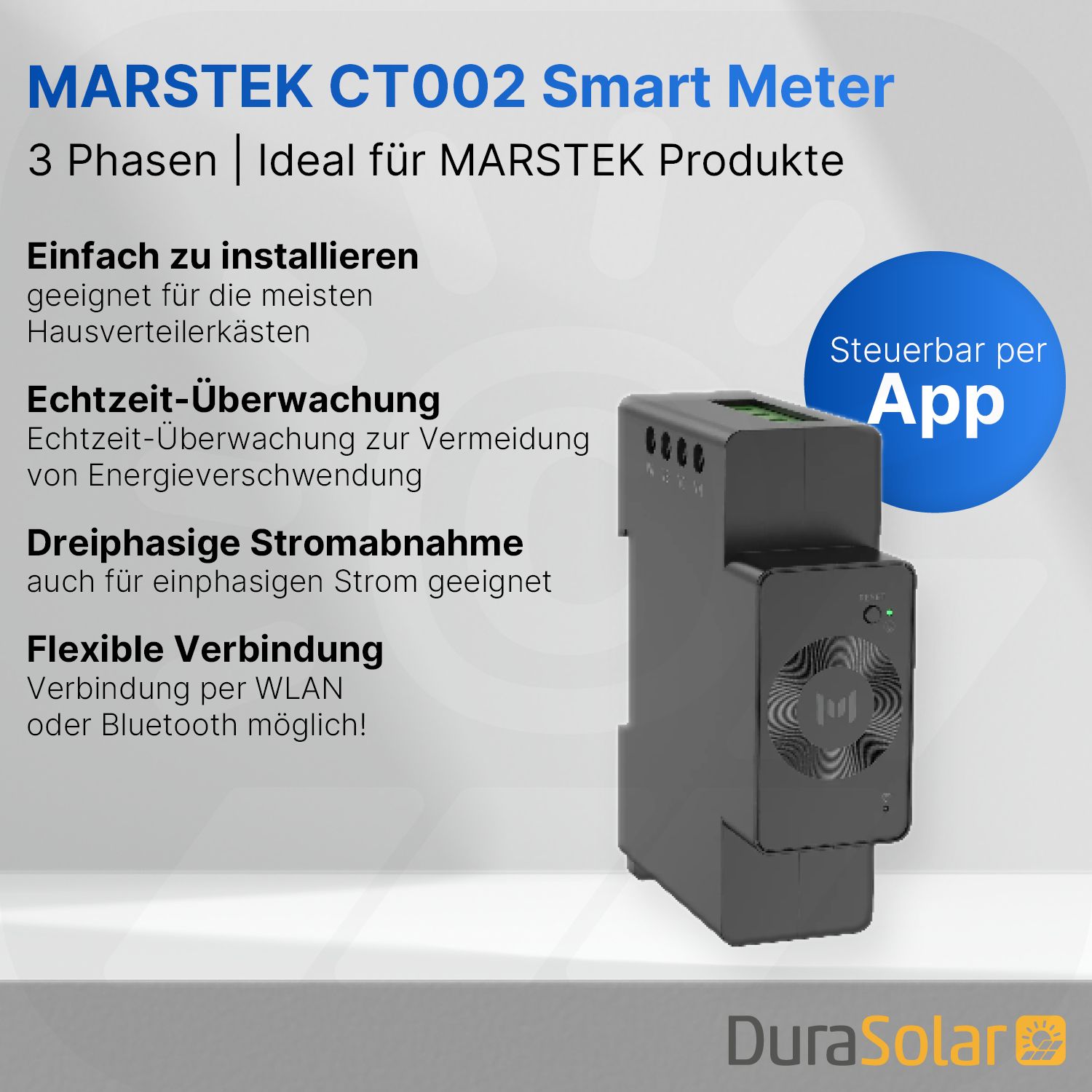 MARSTEK CT002 Smart Meter - Smarter 3-Phasen Zähler