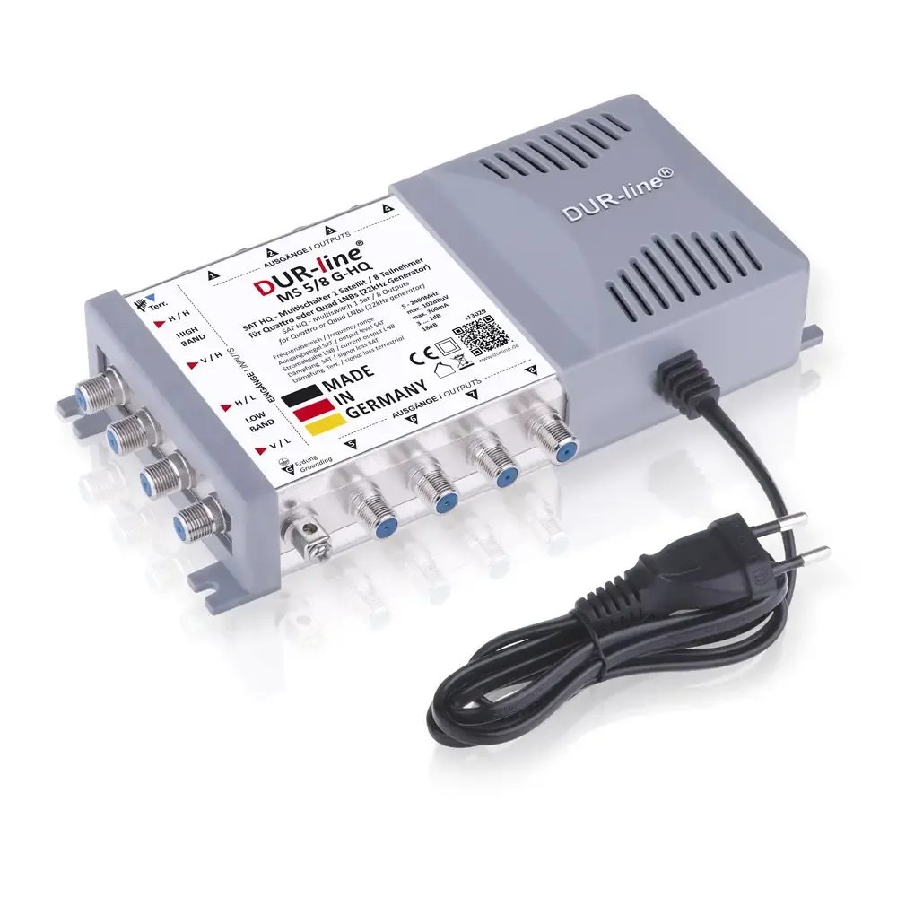 DUR-line MS G-HQ Multischalter – isometrische Vorderansicht DUR-line MS G-HQ - Multischalter