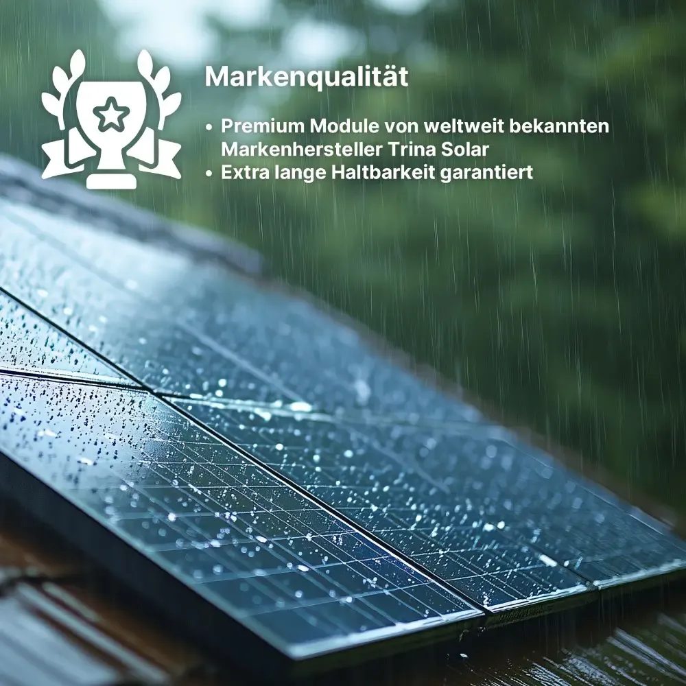 Balkonkraftwerk 800W/1800Wp + 5m Kabel - Mini-PV-Anlage