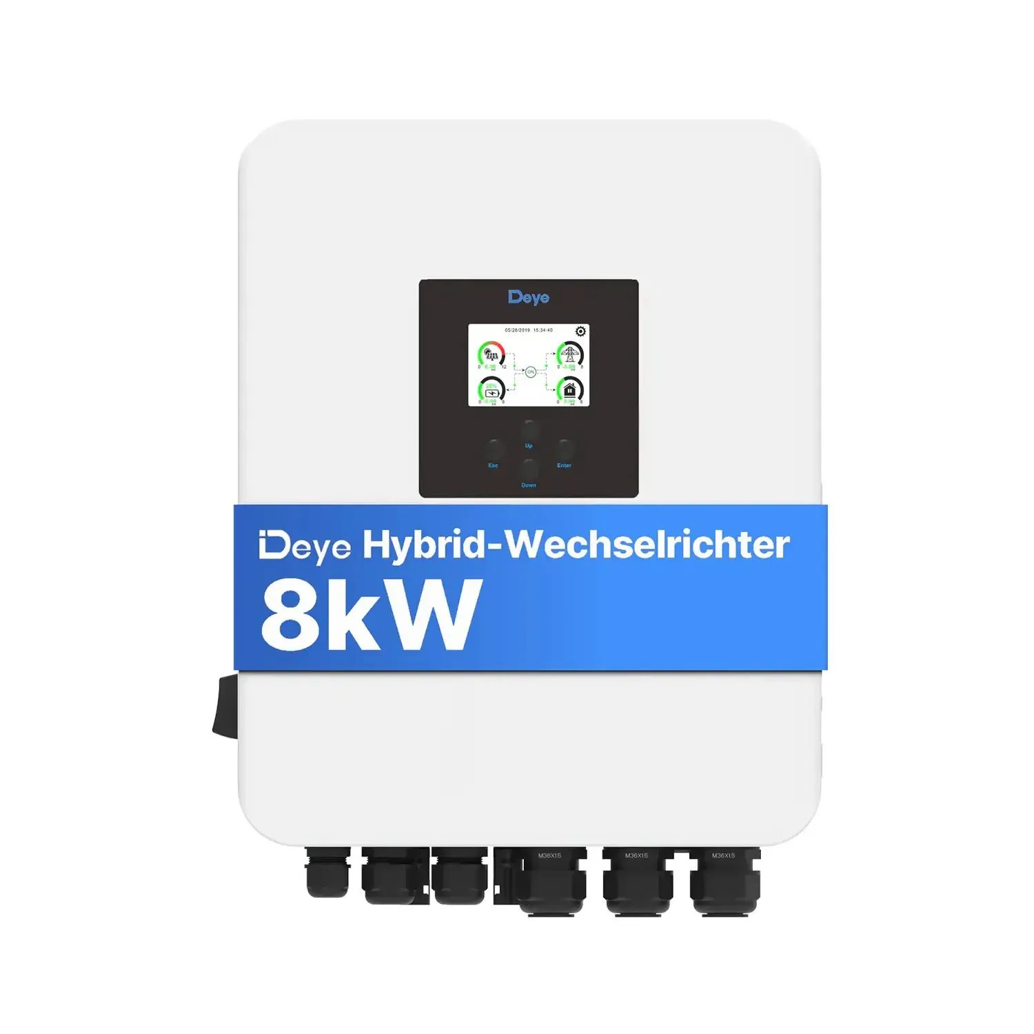 Deye 8kW - Hybrid-Wechselrichter - SUN-SG01HP3-EU-DM2 - Dreiphasig - 2/1+1MPPT - Hochspannungsserie Deye 8kW - Hybrid-Wechselrichter - SUN-SG01HP3-EU-DM2 - Dreiphasig - 2/1+1MPPT - Hochspannungsserie