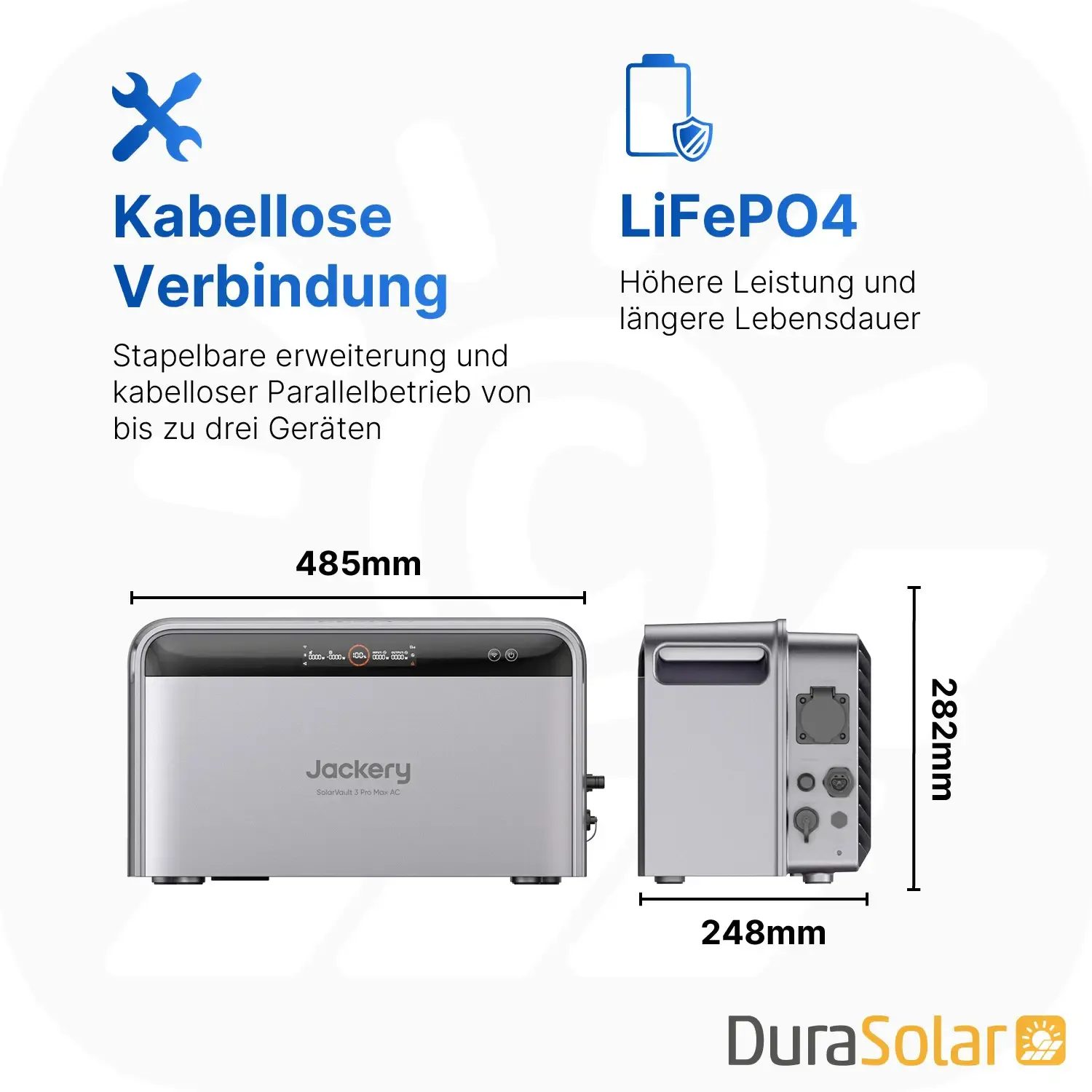 Jackery SolarVault 3 Pro Max AC Set - 2,5kWh Jackery SolarVault 3 Pro Max AC Set - 2,5kWh