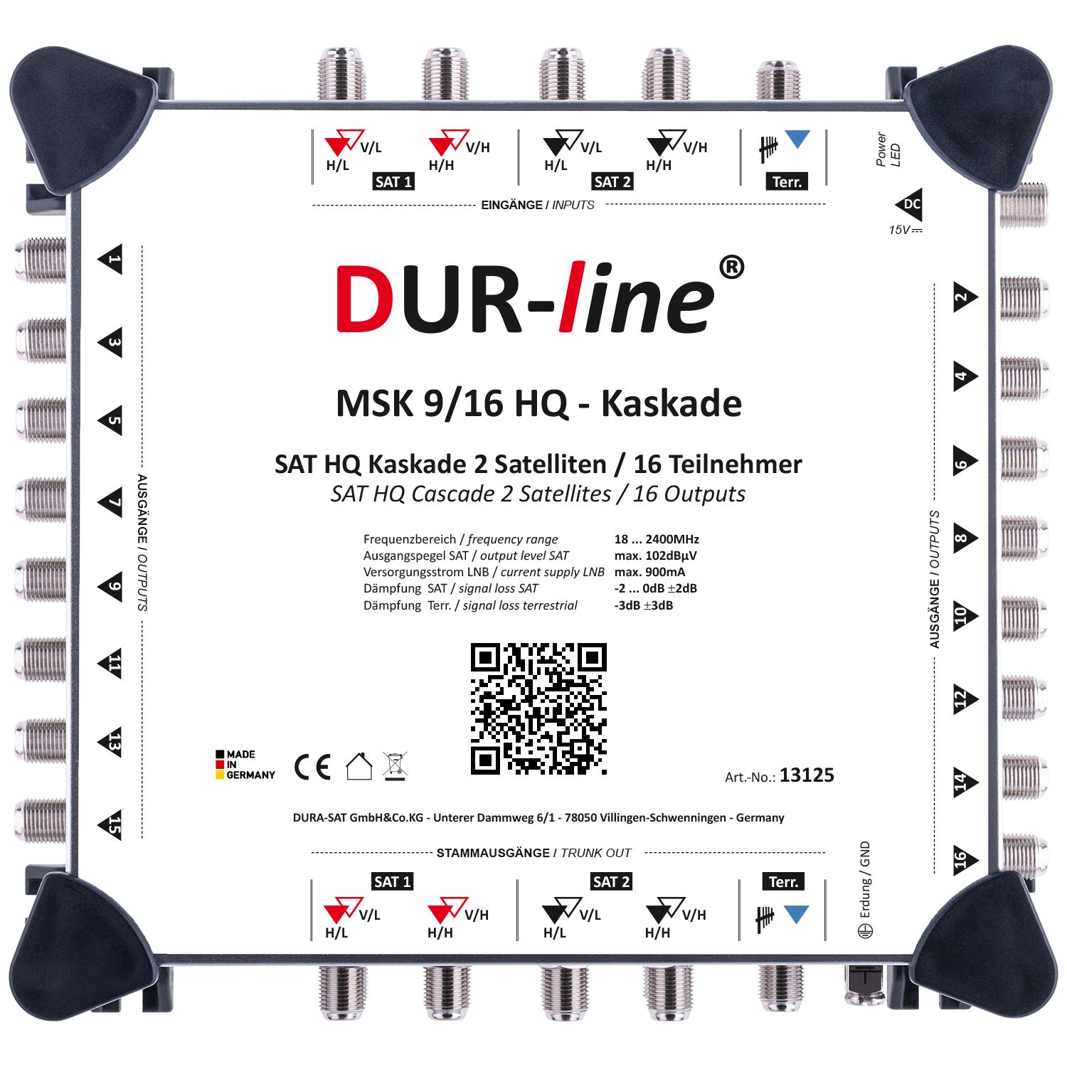 DUR-line MSK 9/16 HQ - Kaskade – Produktansicht 2 DUR-line MSK 9/16 HQ - Kaskade – Produktansicht 2