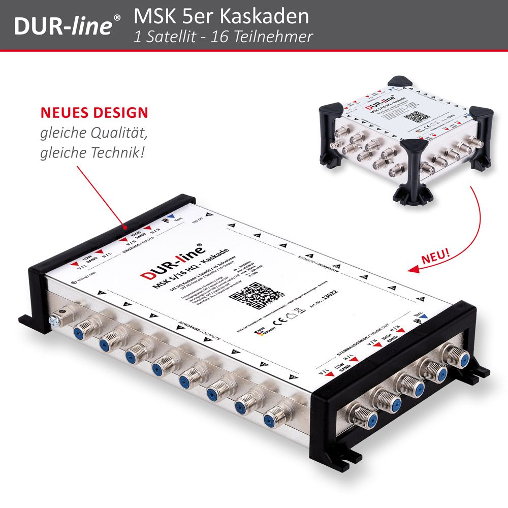 DUR-line MSK 5/16 HQ - Kaskade – Produktansicht 2 DUR-line MSK 5/16 HQ - Kaskade – Produktansicht 2