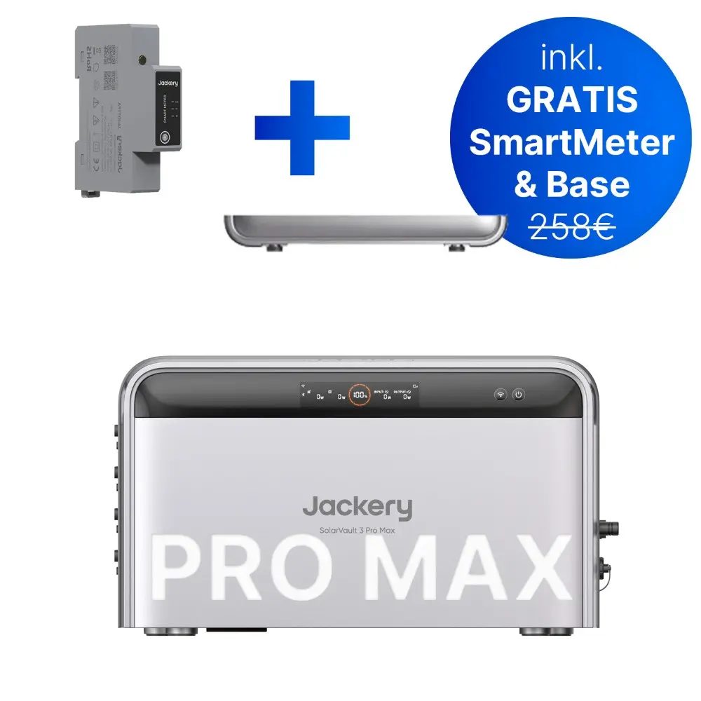 Jackery SolarVault 3 Pro Max Set - 2,5kWh Jackery SolarVault 3 Pro Max Set - 2,5kWh
