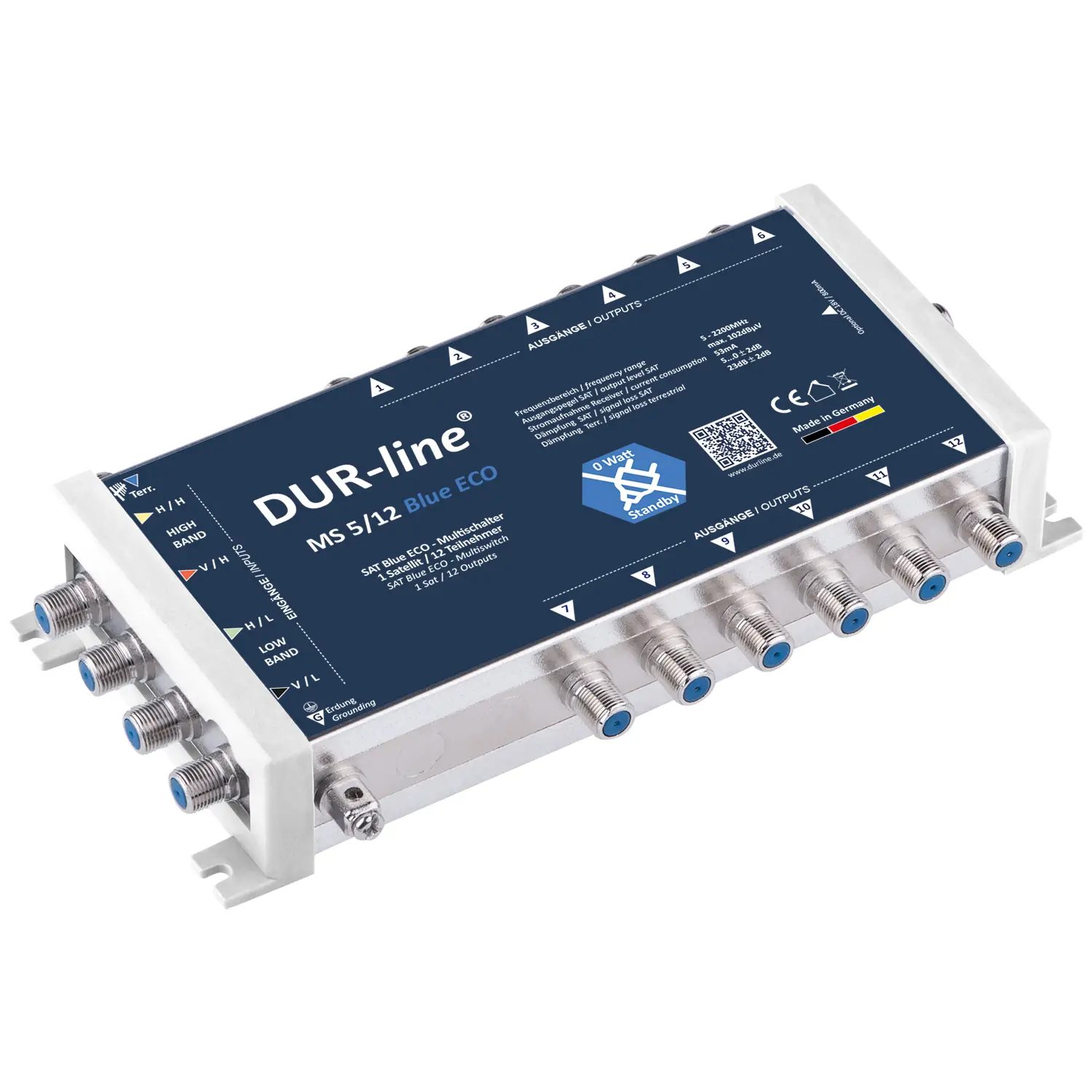 DUR-line MS 5/12 Blue ECO – Multischalter DUR-line MS 5/12 Blue ECO – Multischalter