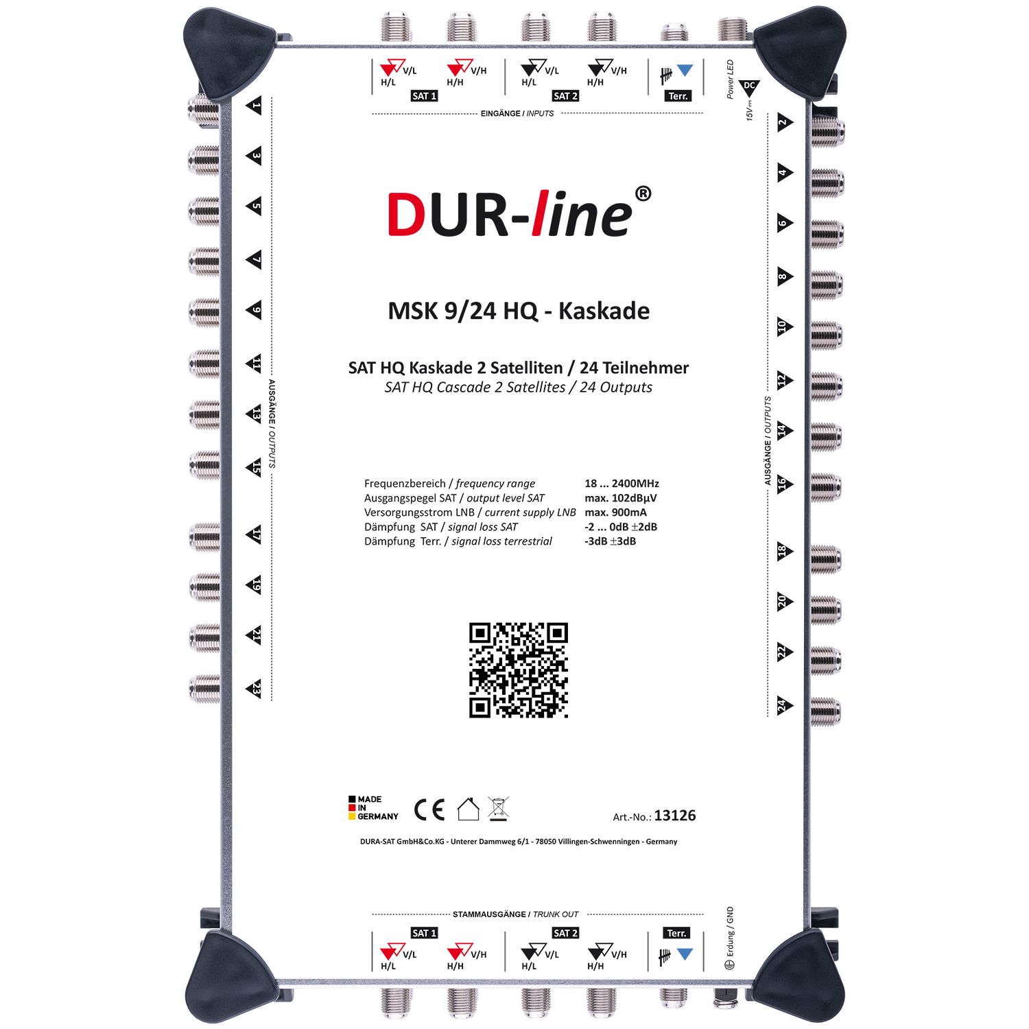 DUR-line MSK 9/24 HQ - Kaskade – Produktansicht 2